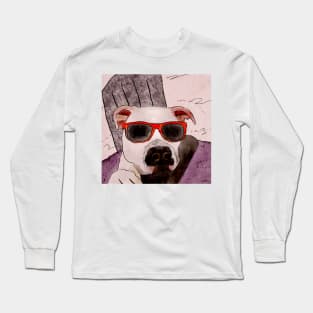 Dog in Sunglasses Long Sleeve T-Shirt